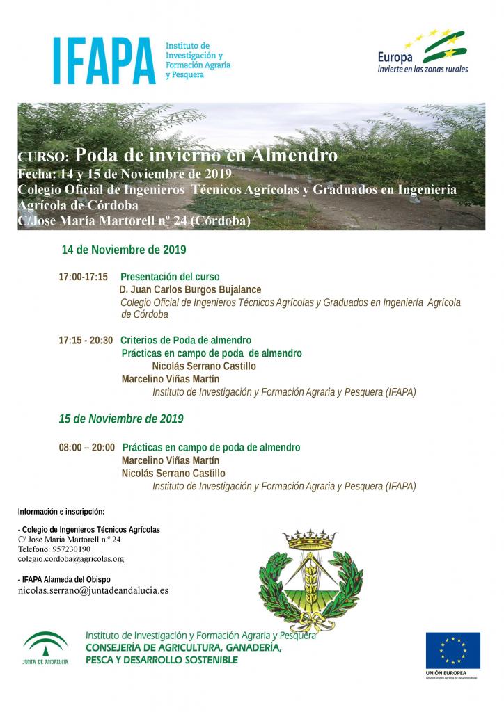 Curso: Poda de invierno en Almendro